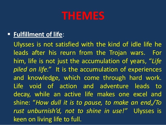Ulysses By Tennyson Pdf